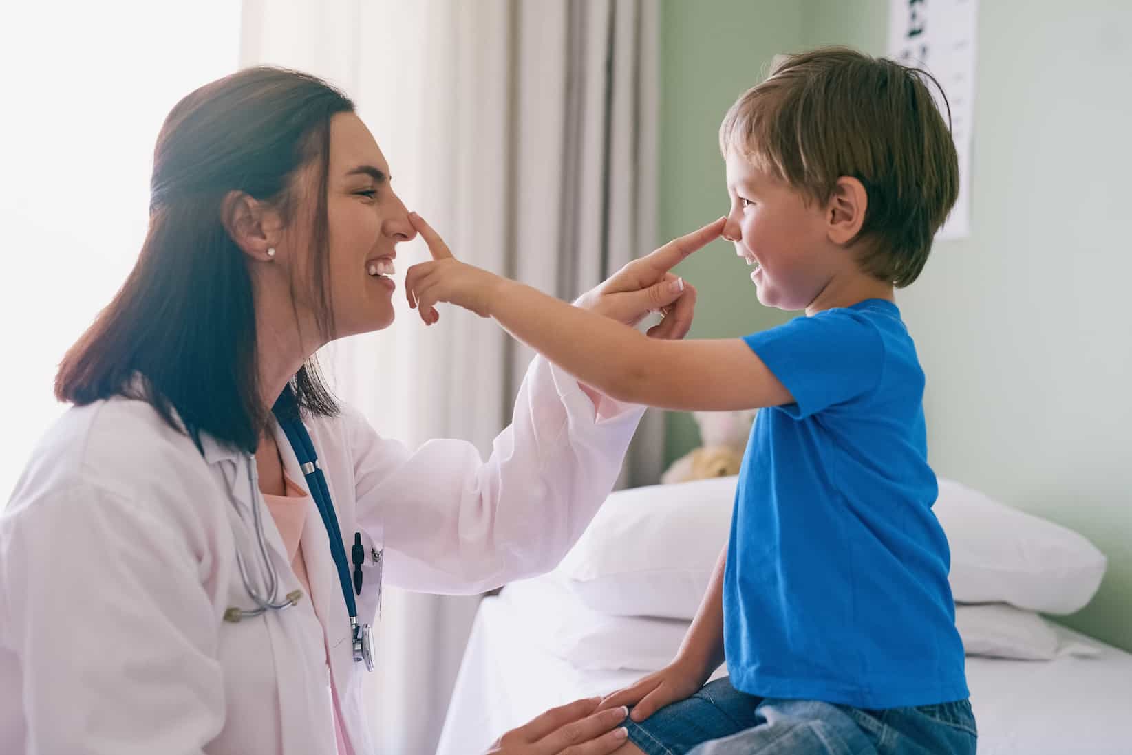 Child with doctor